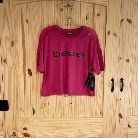 Bebe Sport NWT Top Boxy Sz M Y2K Barbie Bebe Sport - Picture 5 of 13